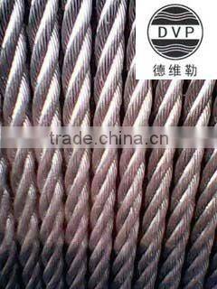 7x7 7x19 1x19 1x7 19x7 4x31SW+FC flexible galvanized steel wire rope