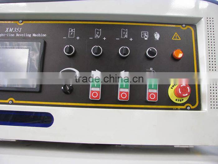 High speed nine wheels glass beveling machine