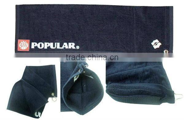 Promotional printed pocket golf towel