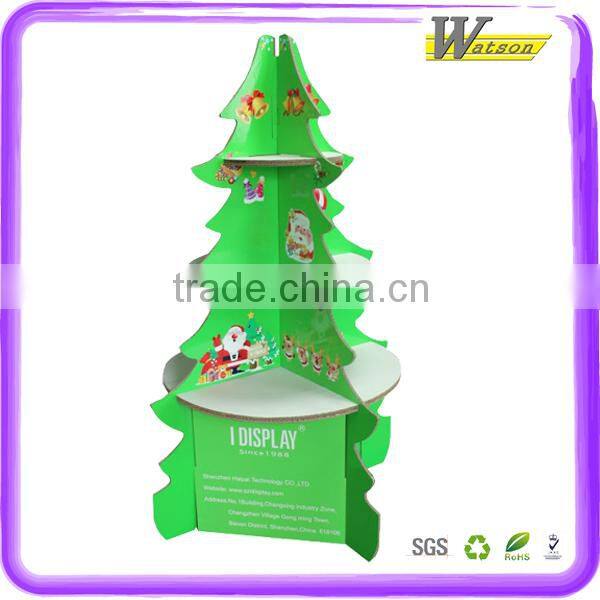 Christmas gift promotion cardboard paper pallet display stand rack