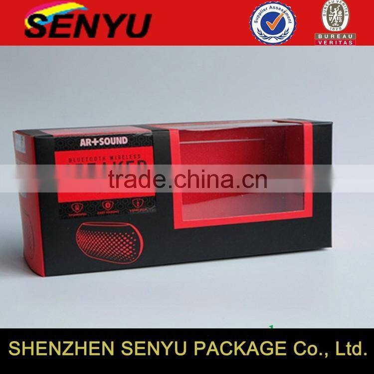 Clear PVC Window Brown Paper Box for Industial Use