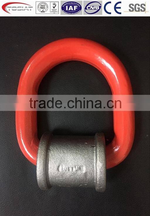 D-ring with high strength alloy steel D-ring