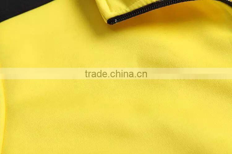 OEM NO MOQ Custom Yellow Sports Jacket Varsity Jackets For Men embroidered bomber jacket