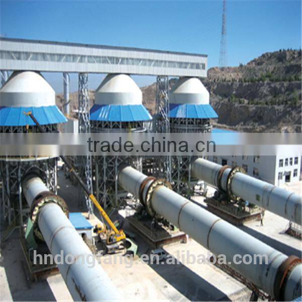China cement rotary kiln plant manufacturer/full set cement production machine rotary kiln