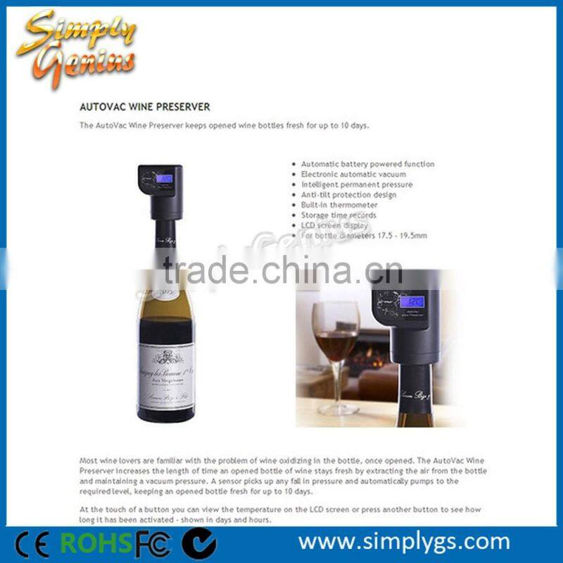 (Exclusive) Durable sealer wine cork fresh smart preserver