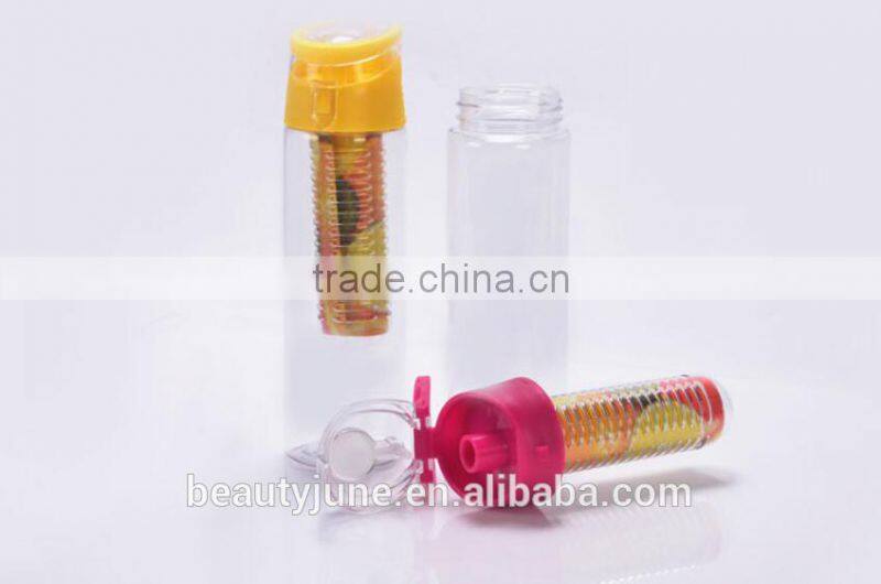 2015 new custom logo bpa free tritan fruit infuser water bottle, infuser water bottle Tritan sport water bottle plastic hot sale