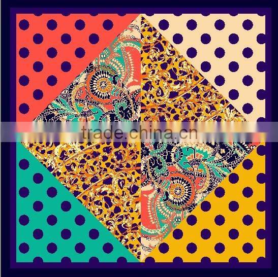 wholesale custom design turkish style digital printed polyester chiffon square scarf, head scarf,muslim chiffon hijab women