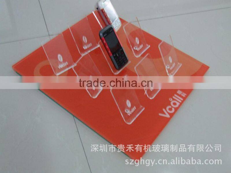Any Design High-grade transparent acrylic display rack for mobile phone