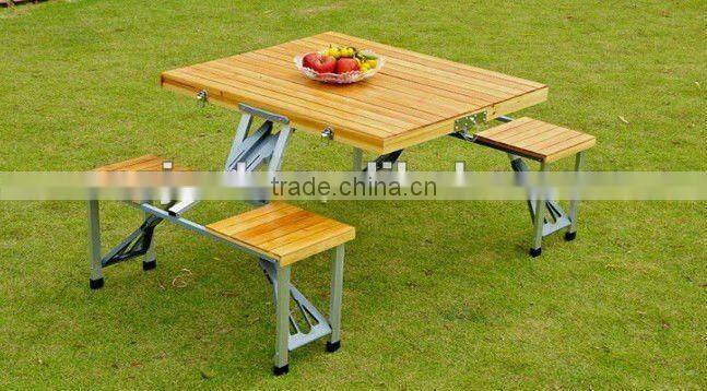Outdoor Wooden coffee Folding Table