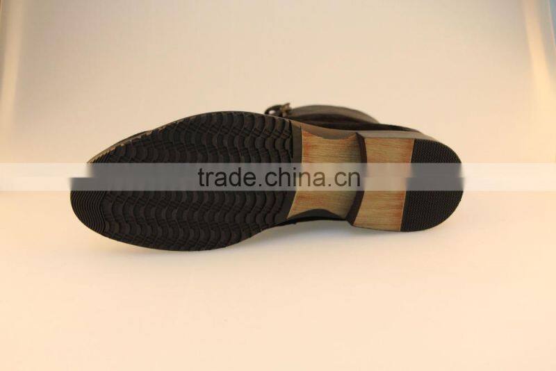 2015 High-grade high cut full genuine leather men shoes for walking