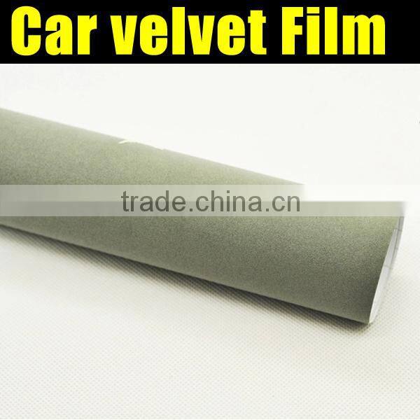 Hot Sale variety of color car velvet vinyl film