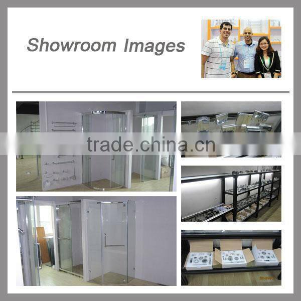 frameless glass sliding shower screen hinges for bathroom