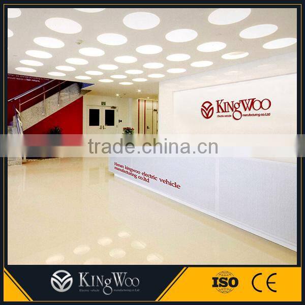 Kingwoo 14 Seats 5KW DC Motor Electric Shuttle Bus For Sale