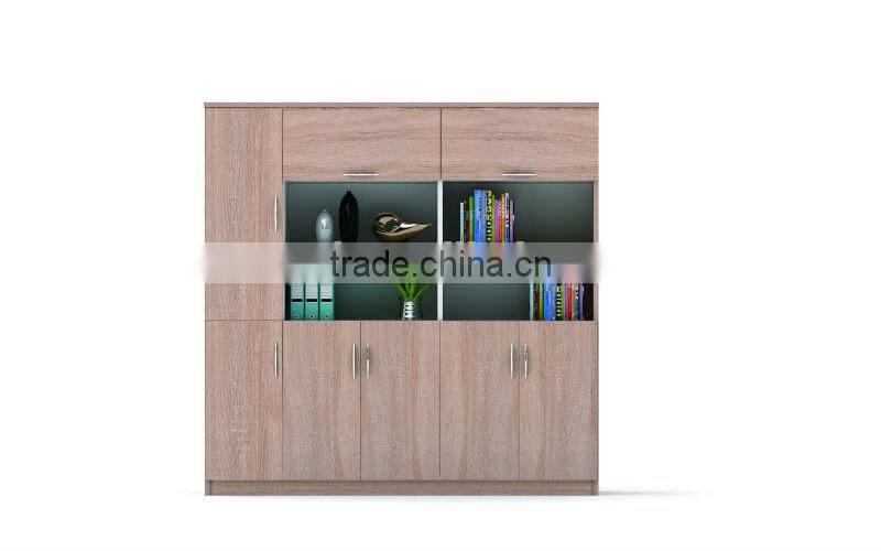 2015 new design home furniture wooden file cabinet display bookcase M1581