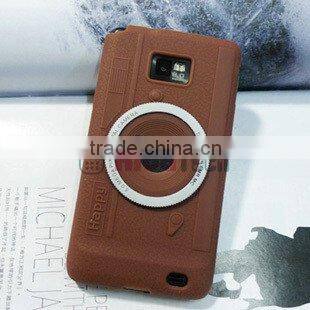 For galaxy s2 camera Case,camera silicon case for samsung galaxy s2 i9100 silicone case cover,mobile phone case