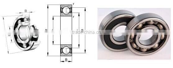 Rubber seal ball bearing 6215 2RS C3 cojinete de motor mos bearing
