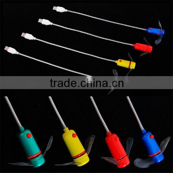 Electric small gifts portable usb led fan led mini fan