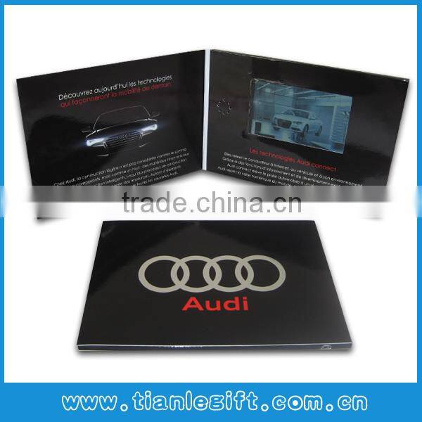 TFT screen video greeting card