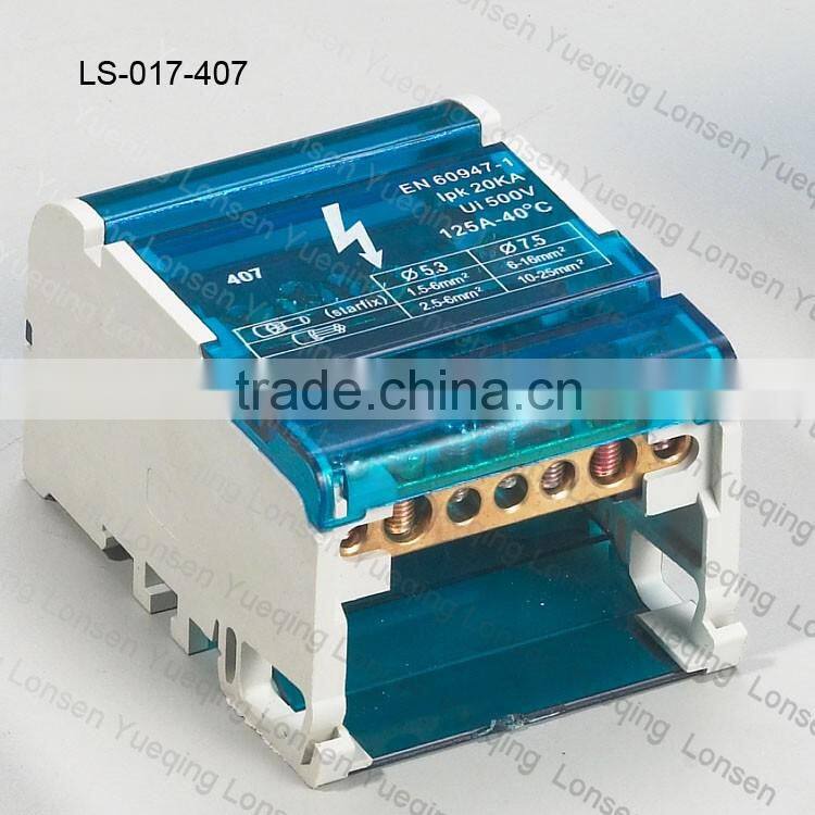 2 4 way junction box screw brass busbar box electrical conduit 4 way box