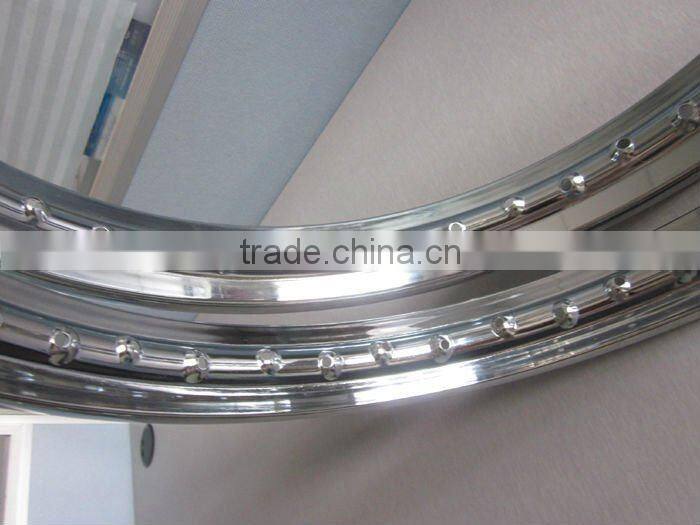 WM 1.60X17 inch 40 spoke motorcycle stainless steel rim