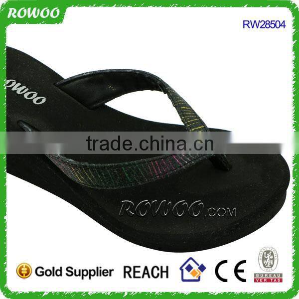 All Black EVA Outsole eva flip flops For Girl