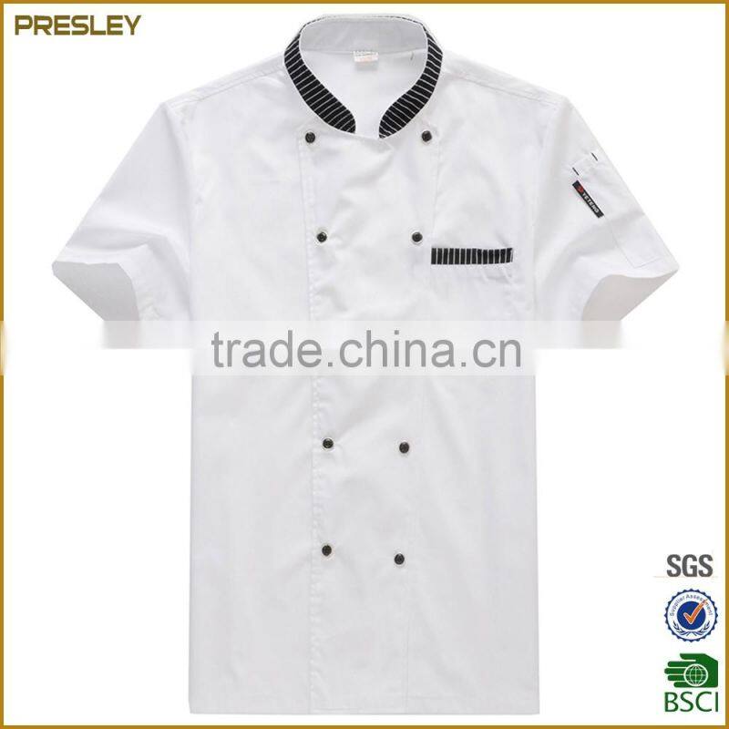 Presley oem Solid Color All Style Cook Wear Chef Uniform Supplier in China