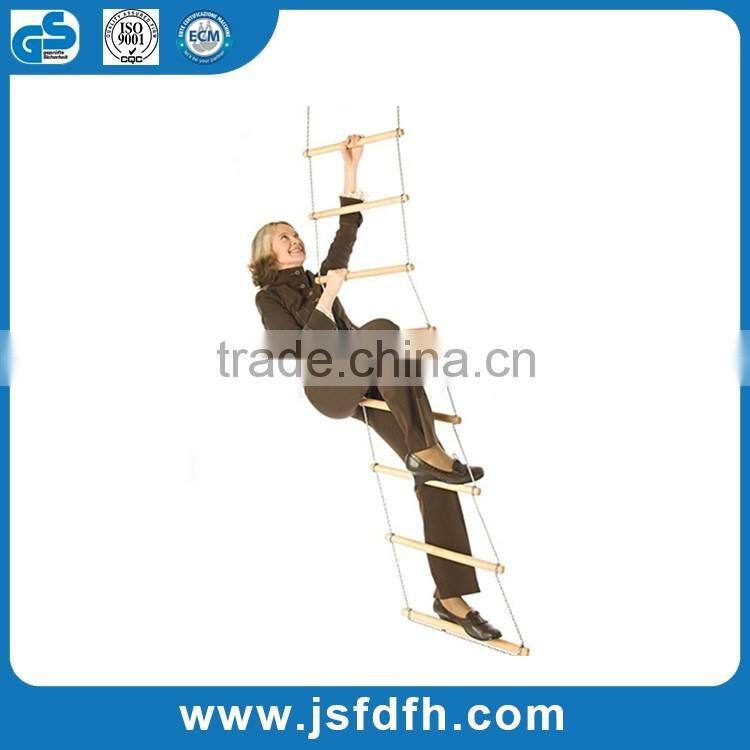 CE Standard Lightweight Antifire Safety Escape Climbing Ladder With Insulation Design