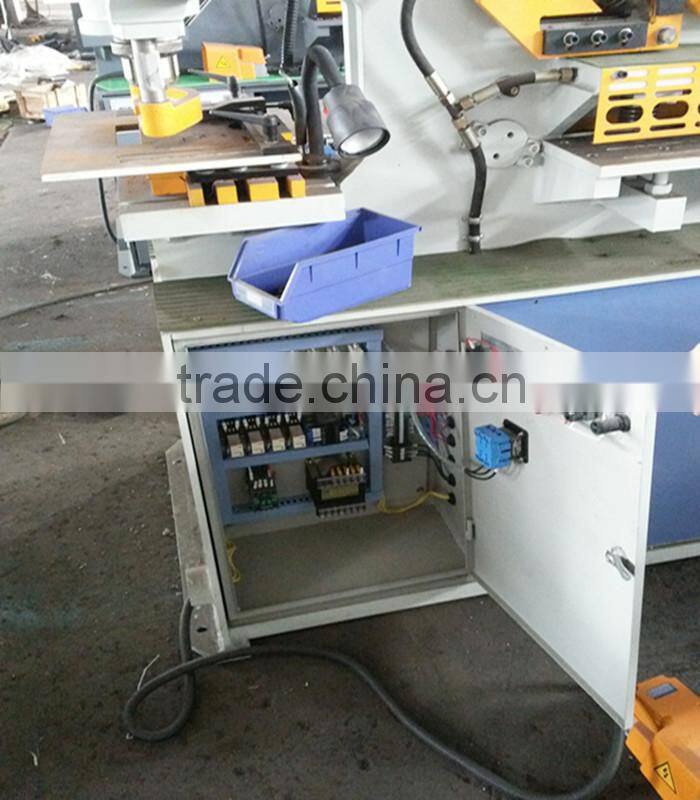 Hydraulic metal plate Multi-fonction ironworker machine tool from manufacture