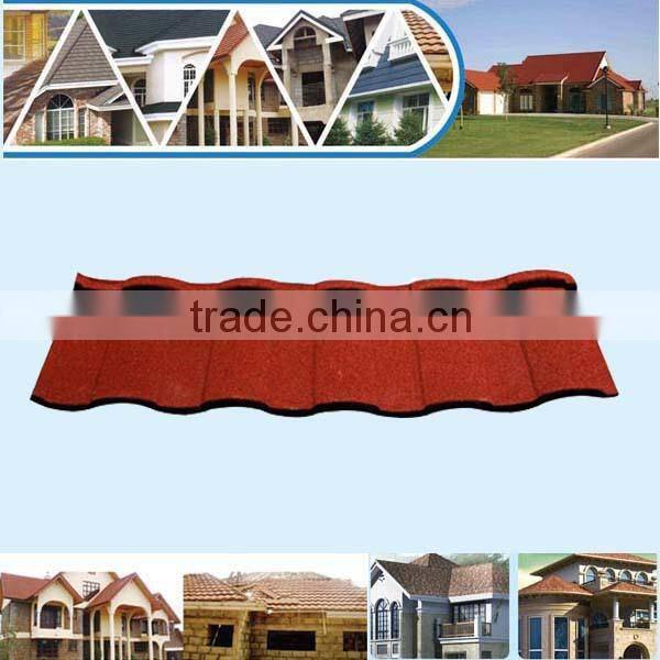 Linyi Wante Machinery high quality classic roman flat tile stone coated roof tiles