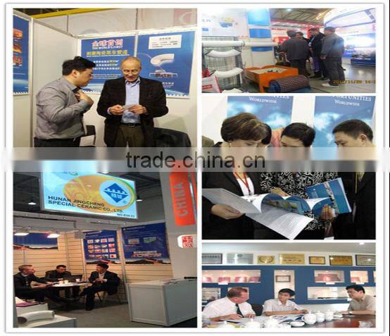 Abrasion impact mining hopper chute 92% alumina ceramic composite rubber liner