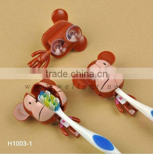 Double Toothbrush Tumbler Holder Suction Toothbrush Holder