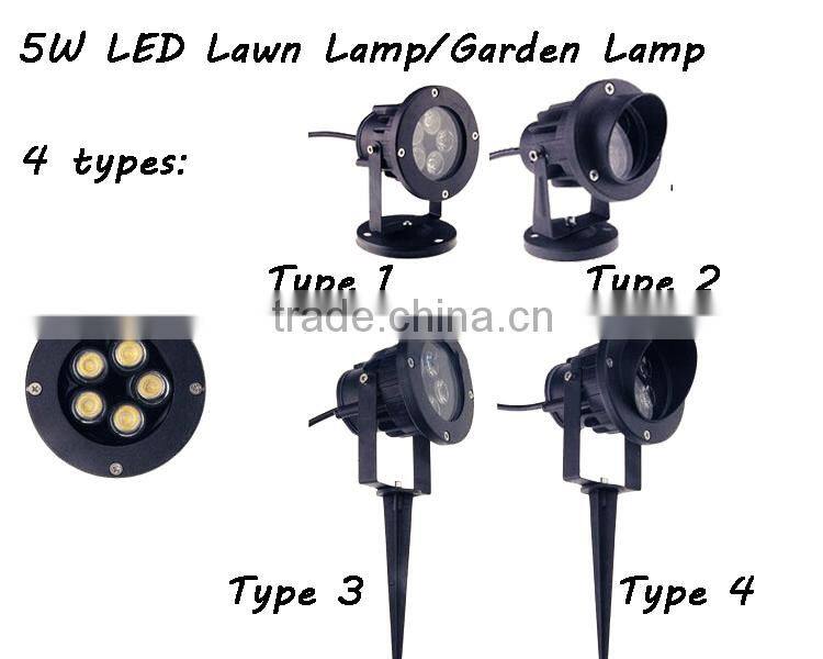 3W 5W Single Color and RGB Color LED Garden Lamp garden laser light