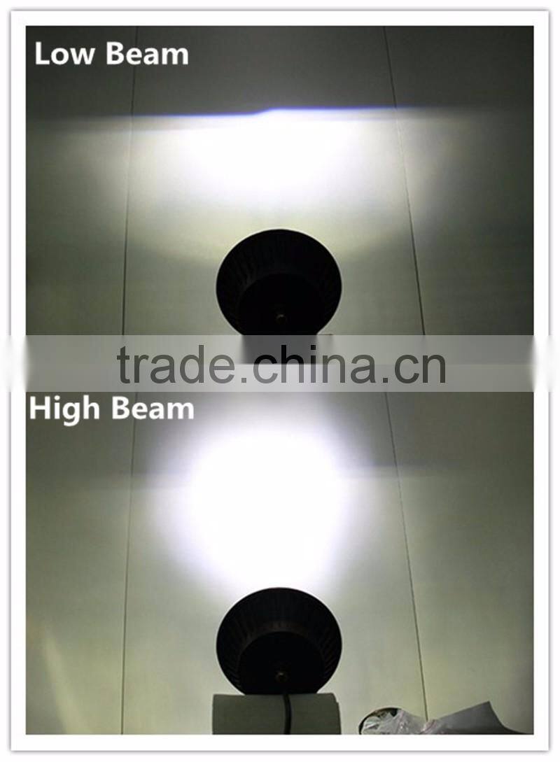 "Wholesale"7" Round LED Head lamp 48W Car Led Headlights H4 H13 for Jee-p Wrangler Toyota Harley Lan-dRover, Defende-r