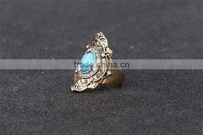 1 dollar gift for women 2016 new model fashion jewelry rhinestone gemstone ring