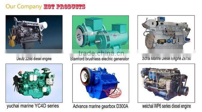 400KW Weichai BAUDOUIN France 6M26 marine diesel generator set