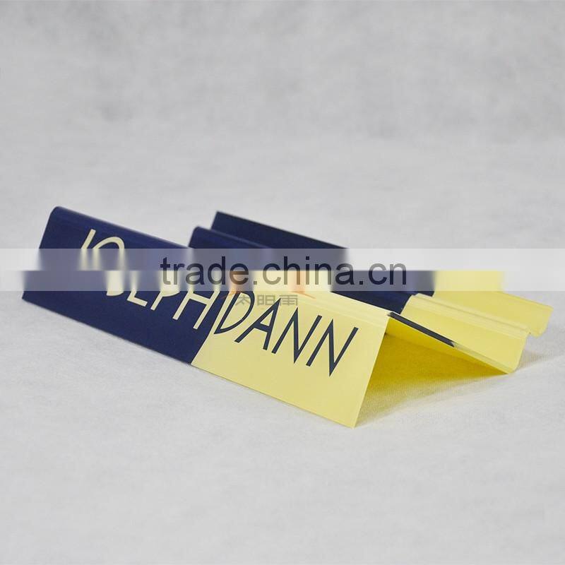 New Brand Launch Acrylic Promotion Sign Block