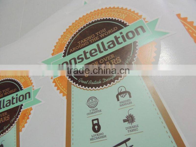 Wholesale logo printed stickers with beauty design