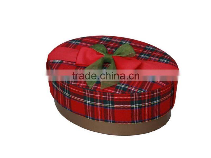 cylinder paper box for Christmas gift packaging