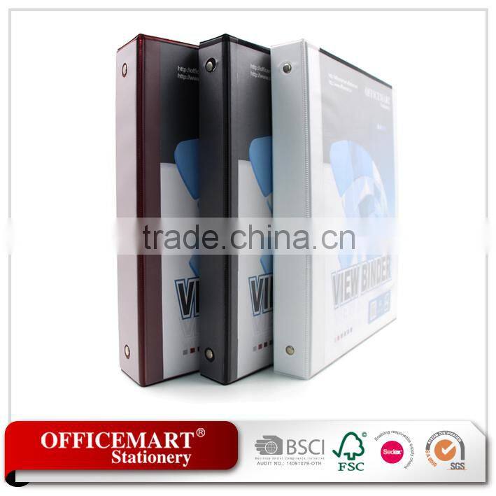 PVC pockets 1/2 inch 2 O ring binder