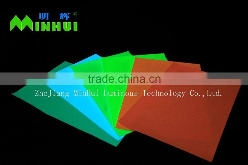 glow film/glow vinyl/glow in the dark vinyl