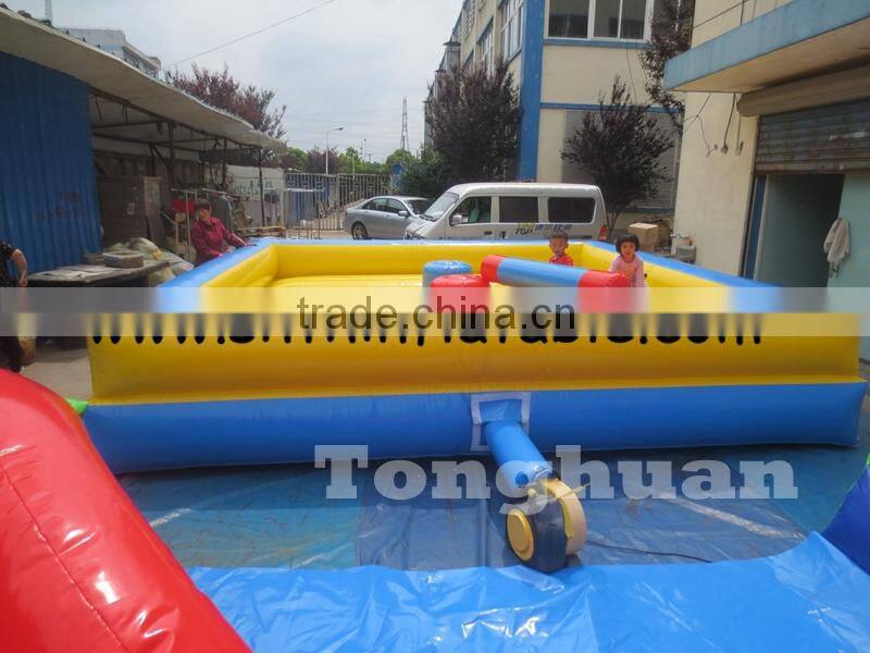 2015 big baller wipeout inflatables / inflatable red big baller games / big baller inflatable obstacle course