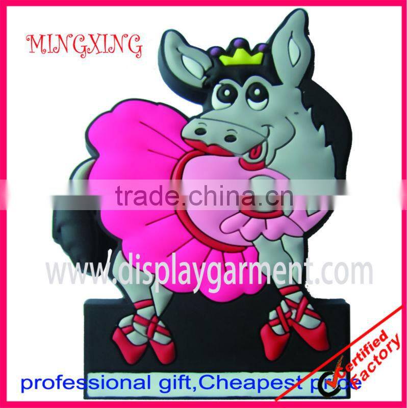 pvc promotion fridge magnet, soft PVC badge