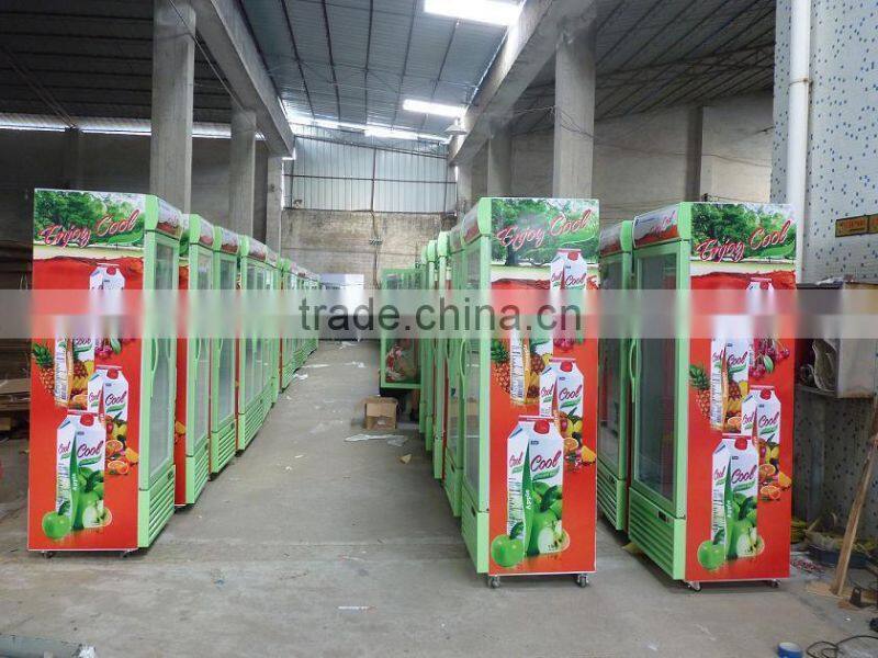 Big beverage cooler/chiller showcase