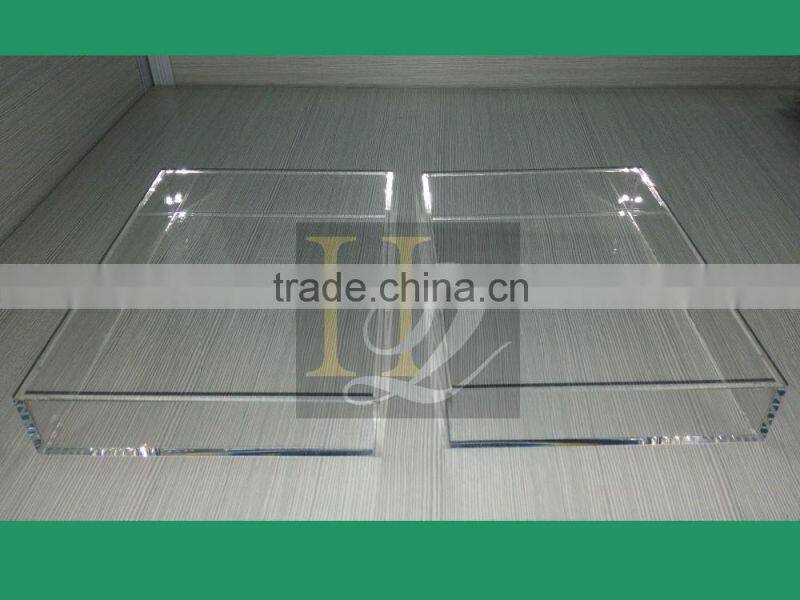 Manufacturer direct sale acrylic name card box acrylic paper box note box