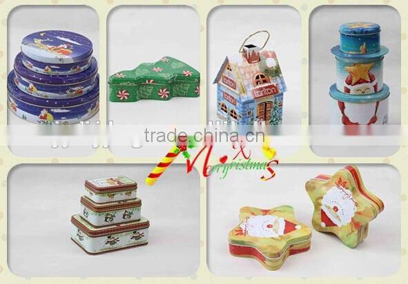 first grade rabbit shaped cartoon candy tin box