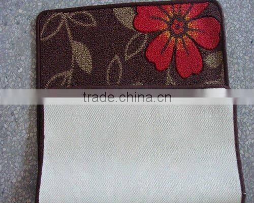 prayer mat colorful pattern decorative printed nylon prayer mat with latex backing