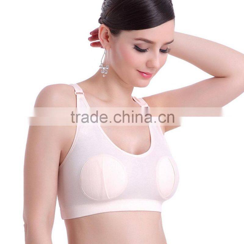 Women's 3 Color Nursing Hands Free Pumping Bra Breast Feeding