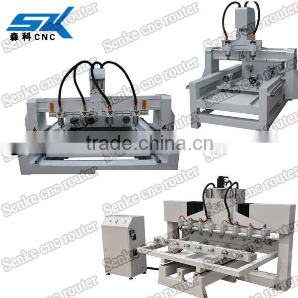 Best sale multi heads 4 axis rotary device machine cnc router with rotary fixture china