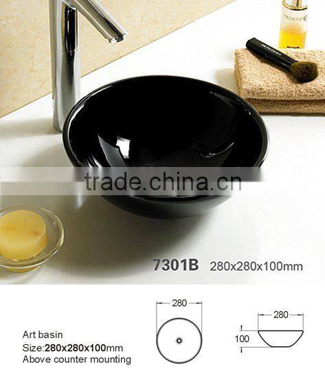 Popular Table Top Bathroom Basin without Overfall Gap