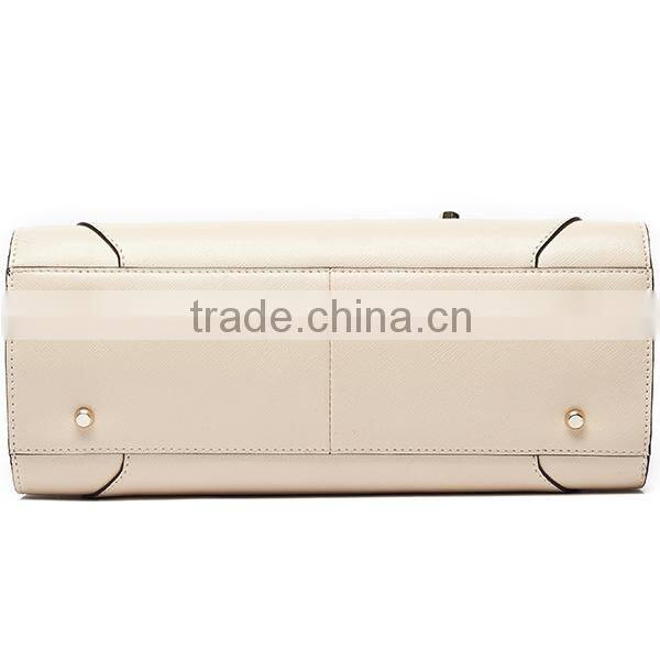 Guangzhou factory latest leather satchel famous women systyle handbags